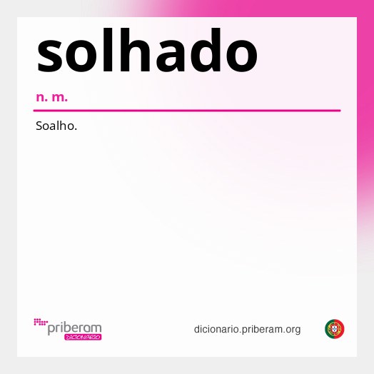 Significado de solhado