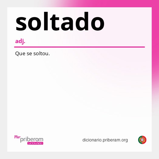 Significado de soltado