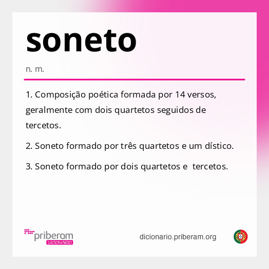 Significado de soneto