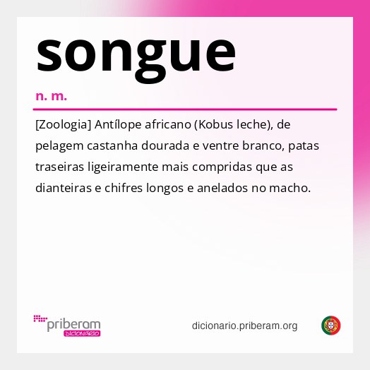 Significado de songue