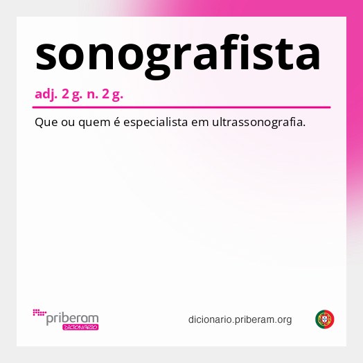 Significado de sonografista