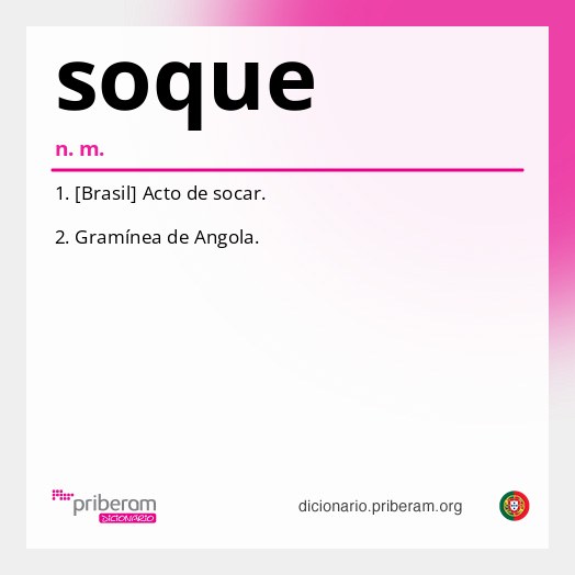 Significado de soque