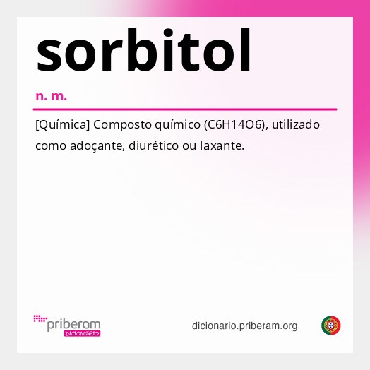 Significado de sorbitol