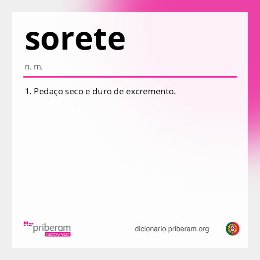 Significado de sorete