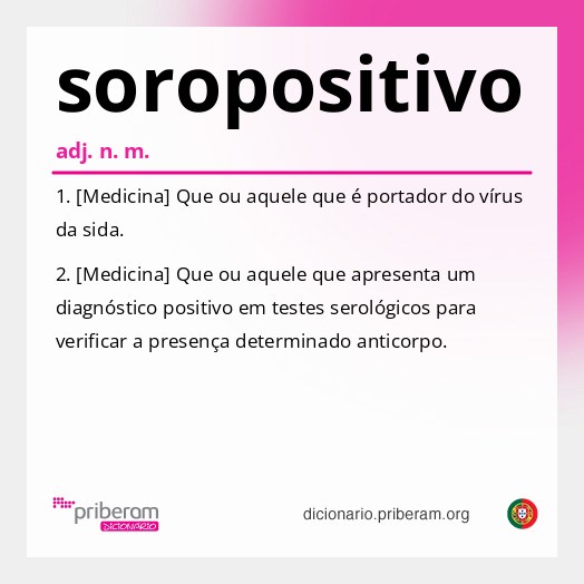 Significado de soropositivo