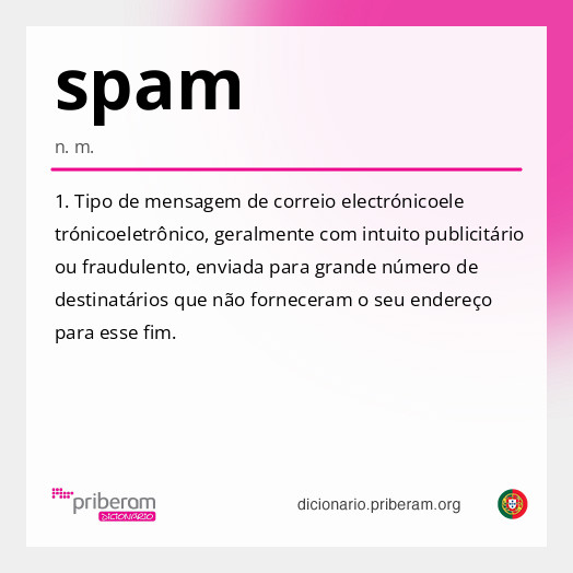 Significado de spam