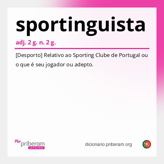 Significado de sportinguista