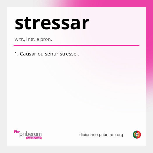 Significado de stressar