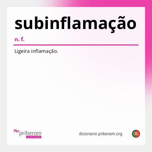 Significado de subinflamação