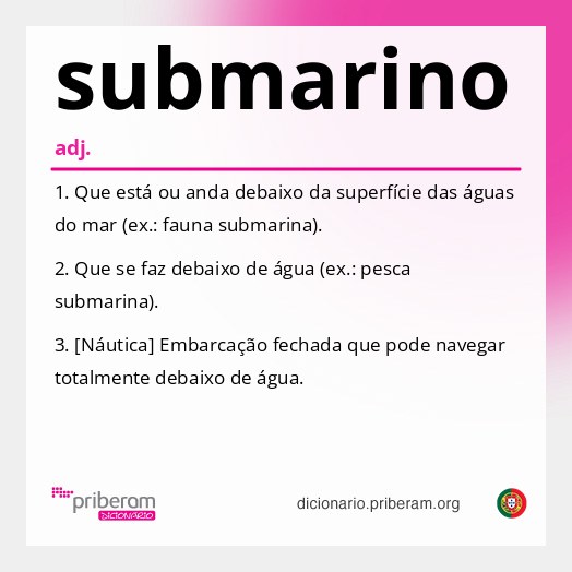 Significado de submarino