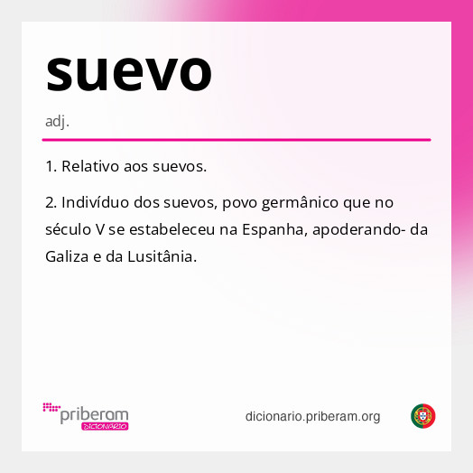 Significado de suevo