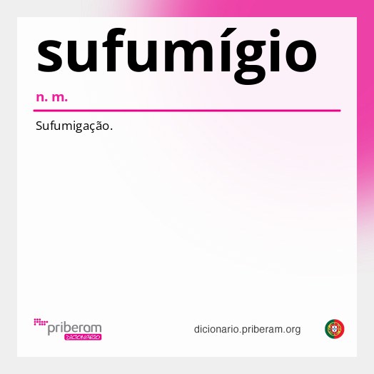 Significado de sufumígio