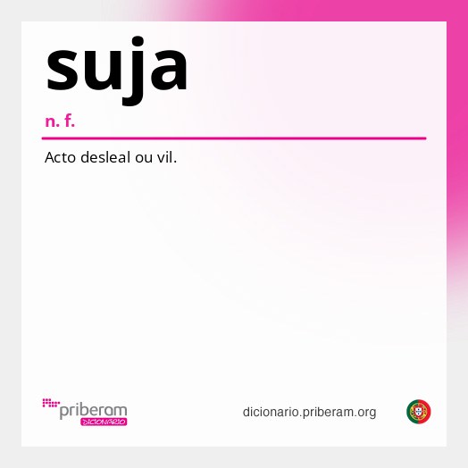 Significado de suja