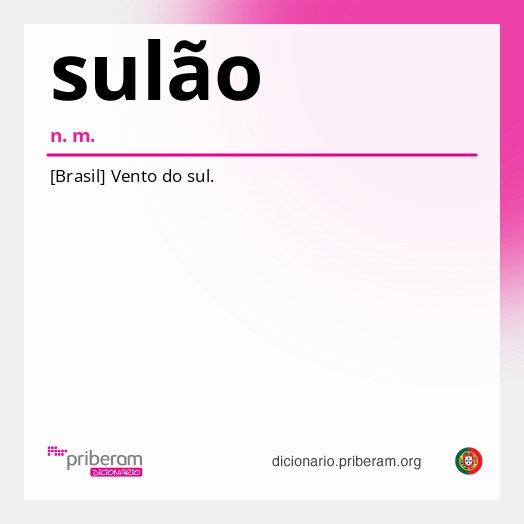 Significado de sulão