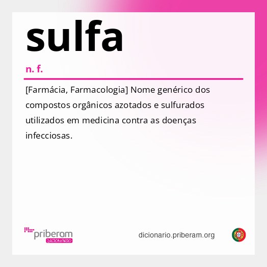 Significado de sulfa