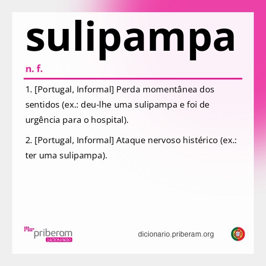 Significado de sulipampa