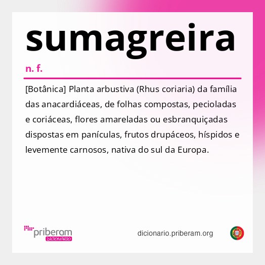 Significado de sumagreira