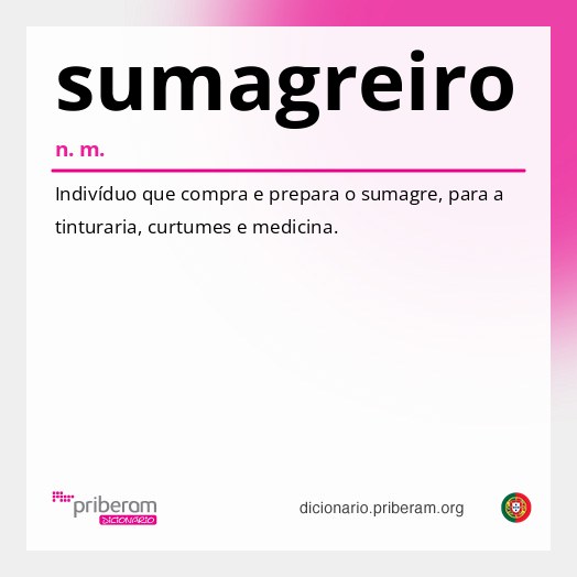 Significado de sumagreiro