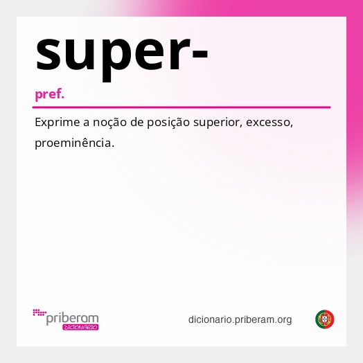 Significado de super-