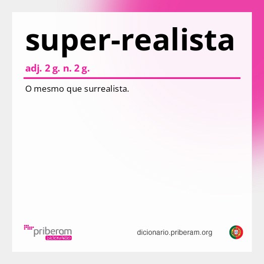 Significado de super-realista