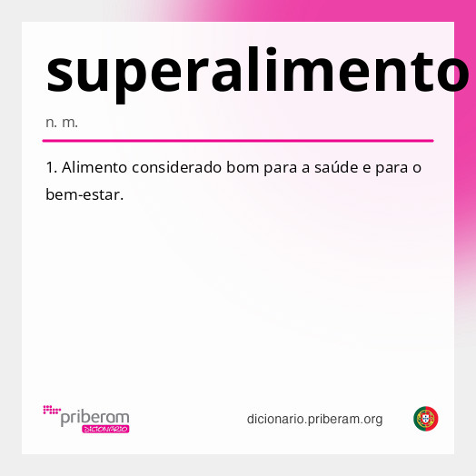 Significado de superalimento