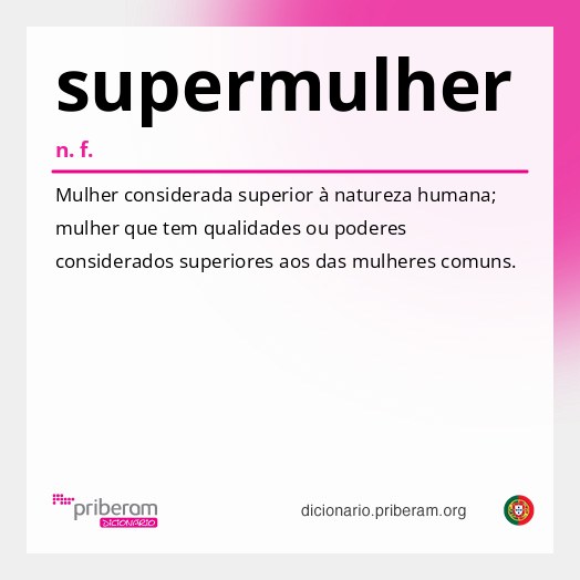 Significado de supermulher