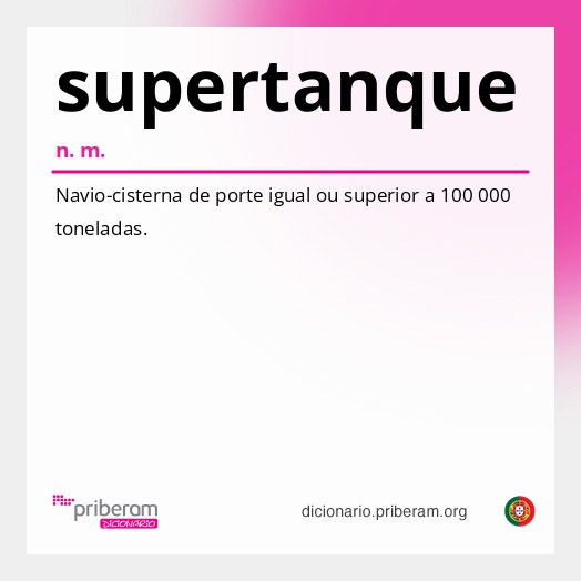 Significado de supertanque