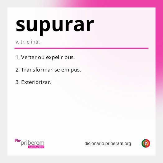 Significado de supurar