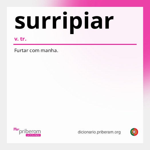 Significado de surripiar