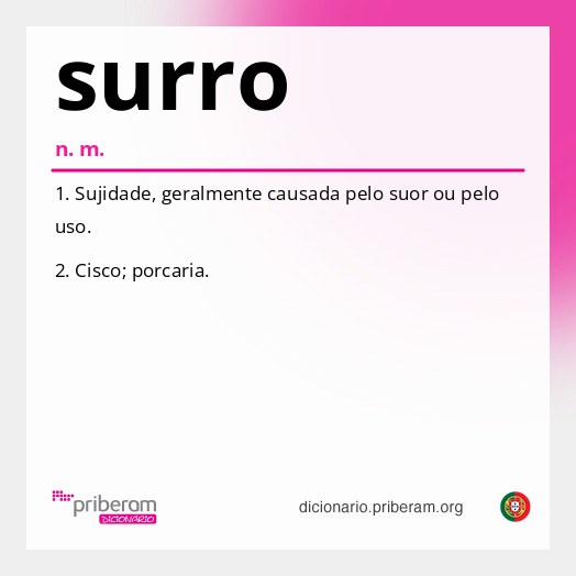 Significado de surro