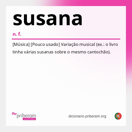 Significado de susana