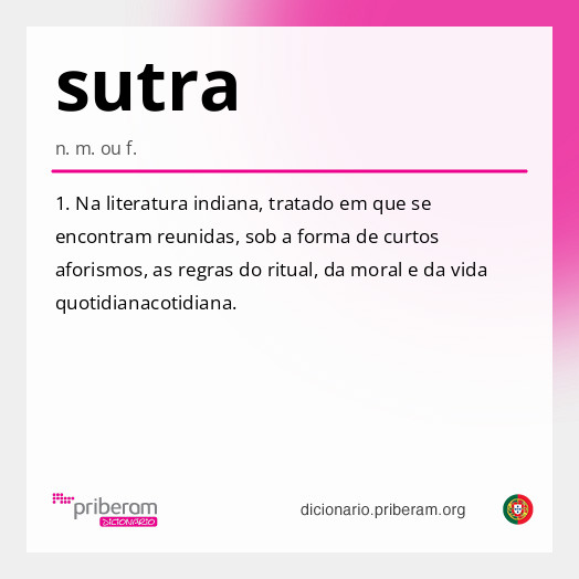 Significado de sutra