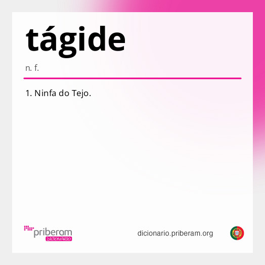 Significado de tágide