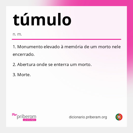 Significado de túmulo