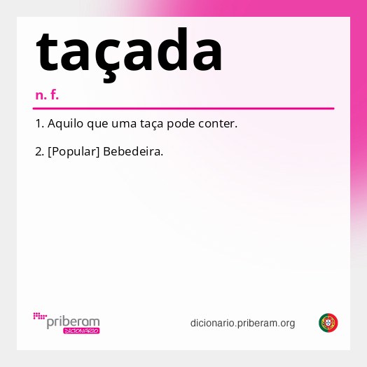 Significado de taçada