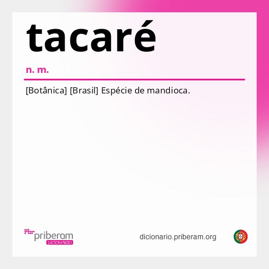 Significado de tacaré