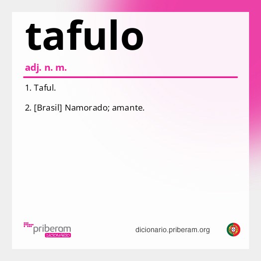 Significado de tafulo