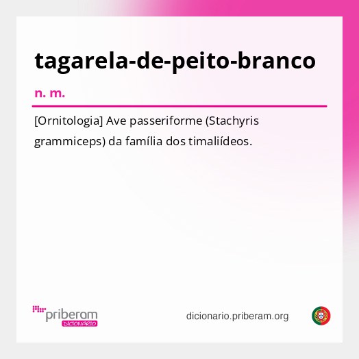 Significado de tagarela-de-peito-branco