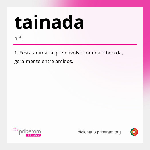 Significado de tainada