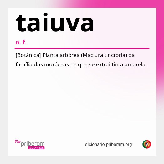 Significado de taiuva