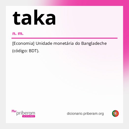 Significado de taka