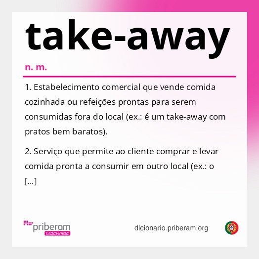 Significado de take-away