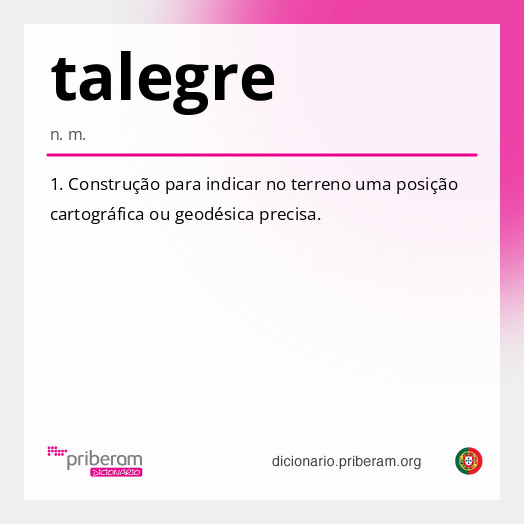 Significado de talegre