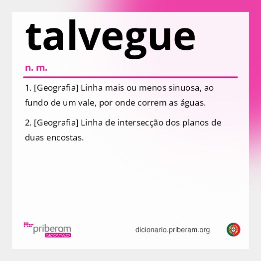 Significado de talvegue