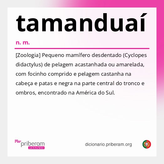 Significado de tamanduaí