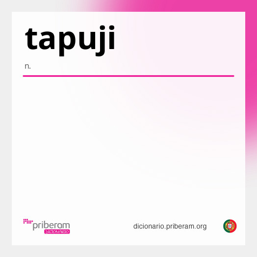 Significado de tapuji