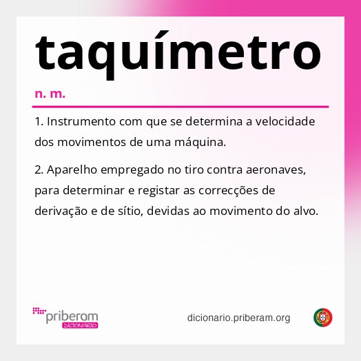 Significado de taquímetro