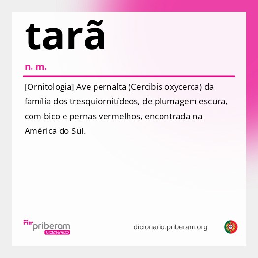 Significado de tarã