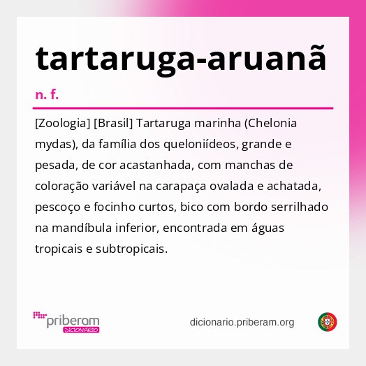 Significado de tartaruga-aruanã