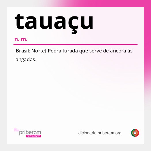 Significado de tauaçu